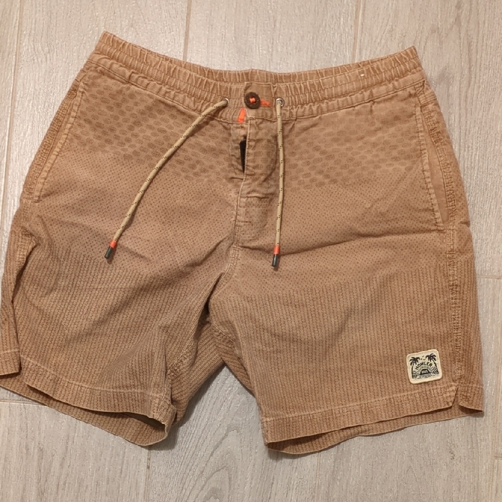 Howler Brothers Pressure Drop Cord Shorts - tan - sz 33